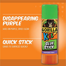 Load image into Gallery viewer, Gorilla Kids Disappearing Purple Glue Sticks, Two 6 gram Sticks, (Pack of 1)
