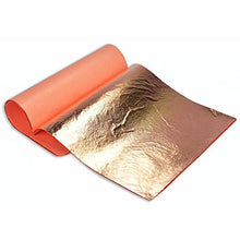 Load image into Gallery viewer, BARNABAS BLATTGOLD Genuine Copper Leaf Sheets 25 Sheets - 5.5 inches Booklet - Loose Leaf
