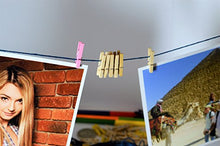 Load image into Gallery viewer, Craft4u 100-Pack of 1.0 Inch (25mm) Baby-Size Mini Wooden Clothespins. So Tiny So Funny
