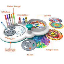 Load image into Gallery viewer, Crayola Spin &amp; Spiral Art Station, DIY Crafts, Toys for Boys &amp; Girls, Gift, Age 6, 7, 8, 9
