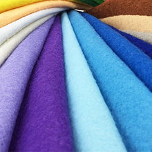 Load image into Gallery viewer, 24pcs Thick 1.4mm Soft Felt Fabric Sheet Assorted Color Felt Pack DIY Craft Sewing Squares Nonwoven Patchwork (1515cm)
