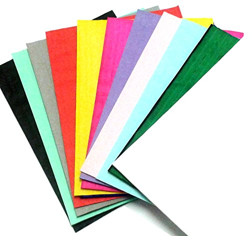 12-Pack Honeycomb Craft Pads, Assorted Colors (7 X 9.5 Inches) (Mini Quarter Inch Glue Line)