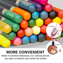 Load image into Gallery viewer, FLOWood Professional Art Colored Pencils 72, Perfect Box-packed Soft Core Colored Pencils with Artist Quality, Ideal Tools to Meet All Drawing Needs for Sketching, Coloring and Shading in Iron Box
