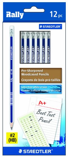 Staedtler Rally Graphite #2 Pencil, 12-Each (9122-2B12)