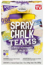 Load image into Gallery viewer, Testors 334342 Spray Chalks Teams, Purple/Dark Yellow

