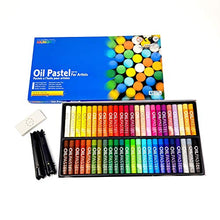 Load image into Gallery viewer, Non Toxic Mungyo Gallery Soft Oil Pastels Set of 48 with Drawing Materials (Pastel Holder, Eraser)
