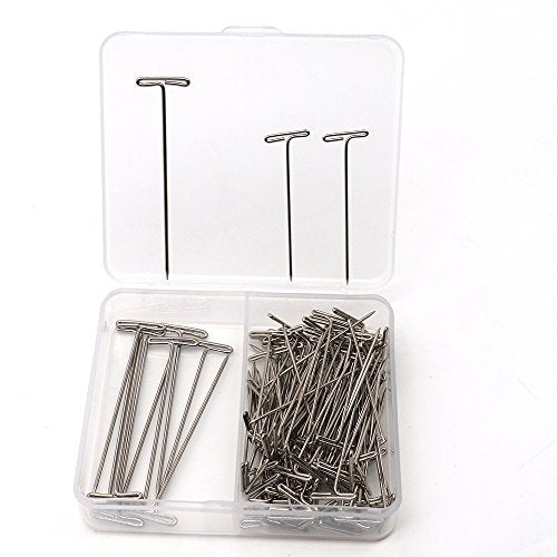 Labs Nickel Plated Science Dissection T-Pins, Frog Dissection pin(Pack of 110, 100 Pack 1.5