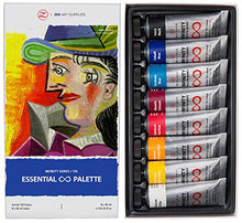 Load image into Gallery viewer, ZenART Professional Oil Paints Set - 8 x Large 45ml Tubes - Essential Palette for Artists, Eco-Friendly, Non-Toxic, and Lightfast Paint with Exceptional Pigment Load - The Infinity Series
