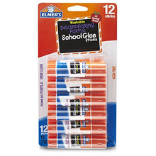 Load image into Gallery viewer, Elmer&#39;s Disappearing Purple School Glue Sticks, Washable, 0.21 Ounce Glue Sticks for Kids | School Supplies | Scrapbooking Supplies | Vision Board Supplies, 12 Count
