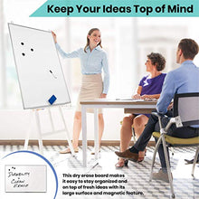 Load image into Gallery viewer, Officeline Ultra-Slim, Lightweight Magnetic Dry Erase Board &amp; Accessories (Includes Whiteboard Pen &amp; Pen Tray, 3 x Magnets &amp; Eraser) (24 x 36 Inch)
