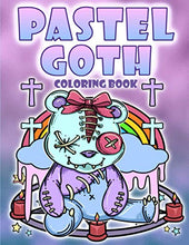 Load image into Gallery viewer, Pastel Goth Coloring Book: Diabolical Satanic Cute And Dark Gothic Kawaii Coloring Pages
