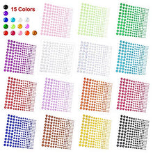 Load image into Gallery viewer, Phogary Self-Adhesive Rhinestone Sticker 3375 Pieces Crystal in 5 Size 15 Colors Bling Craft Jewels Gem Stickers for Crafts, Body, DIY Nails, Festival, Carnival, Makeup
