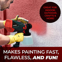 Load image into Gallery viewer, Scuddles Paint Sprayer, 1200 Watt High Power HVLP Home and Outdoors Includes 5 Nozzle, Lightweight, Easy Spraying and Cleaning
