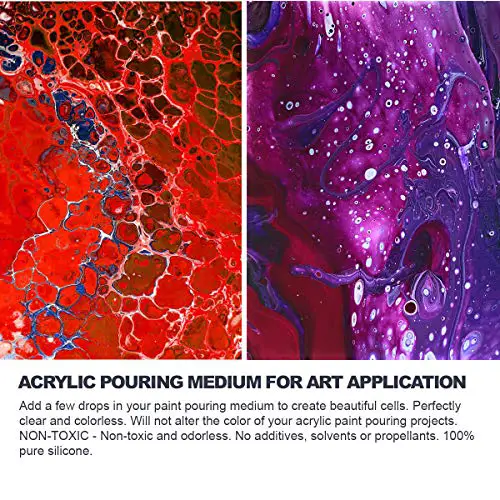 Floetrol Pouring Medium for Acrylic Paint Flood Flotrol Additive Pixiss  Acrylic Pouring Oil for Creating Cells Perfect Flow 100% Pure High Grade