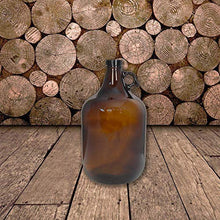 Load image into Gallery viewer, 1 Gallon (128oz) Amber Glass Jug With 38mm Cap - FBA
