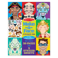 Load image into Gallery viewer, Melissa &amp; Doug Crazy Characters Make-a-Face Sticker Pad
