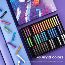 Load image into Gallery viewer, Paul Rubens Oil Pastels, 48 Colors Oil Pastel + 3 White Soft and Vibrant, Suitable for Artists, Beginners, Students, Kids Art Painting Drawing
