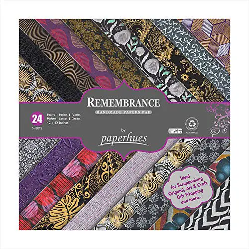 Paperhues Remembrance Handmade Scrapbook Collection Papers 12x12