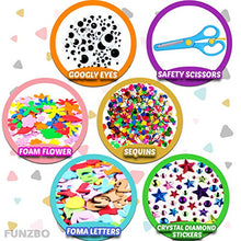 Load image into Gallery viewer, FunzBo Arts and Crafts Supplies for Kids - Craft Art Supply Kit for Toddlers Age 4 5 6 7 8 9 - All in One D.I.Y. Crafting School Kindergarten Homeschool Supplies Arts Set Christmas Crafts for Kids
