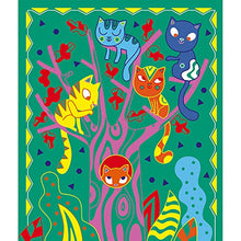 Load image into Gallery viewer, Janod Crafts – No Glue No Mess Scratch Art Cats – Creative, Imaginative, Inventive, and Developmental Play -- STEAM Approach to Learning – Ages 5-8+, Model Number: J07894
