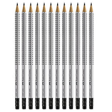 Load image into Gallery viewer, Faber-Castell Grip Graphite EcoPencils with Eraser - 12 Count - No. 2.5 Multi, 8 mm
