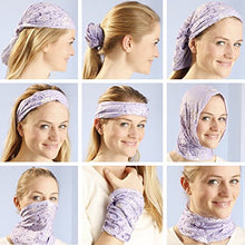 Load image into Gallery viewer, KALILY 12pcs/9pcs/6pcs Headband Bandana - Face Mask Headwear Neck Gaiter Shield Scarf - Tie Dye
