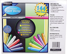 Load image into Gallery viewer, Sargent Art 93-2106, 144ct. Fluorescent and Metallic Tempera Paint Sticks, Classroom Set, Quick Drying
