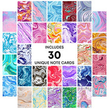 Load image into Gallery viewer, Dessie 30 Abstract Blank Cards and Envelopes - 30 Different 4x6 Inch Blank Note Cards w/Colorful Envelopes &amp; Gold Seals. Assorted Greeting Cards For All Occasions.
