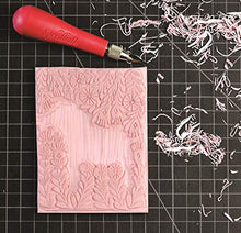 Load image into Gallery viewer, Speedball Speedy-Carve Block Printing Carving Block, Rectangle, Pink, 6X 12 Inches

