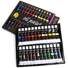 Load image into Gallery viewer, Colore High Quality Oil Paint Set – Perfect For Use On Landscape And Portrait Canvas Paintings – Great For Professional Artists, Students &amp; Beginners - Set Of 24 Richly Pigmented Oil Paint Colors
