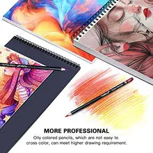 Load image into Gallery viewer, FLOWood Professional Art Colored Pencils 72, Perfect Box-packed Soft Core Colored Pencils with Artist Quality, Ideal Tools to Meet All Drawing Needs for Sketching, Coloring and Shading in Iron Box
