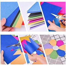 Load image into Gallery viewer, 30 Sheets Glitter Paper Folding Decoration Paper,Self-adhesive Glitter Paper for DIY Glitter Paper Project-Wedding Birthday Party Decoration,10 Colors
