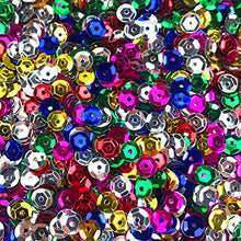 Load image into Gallery viewer, Fireboomoon 10,000pcs Bulk Craft Cup Sequins Mixed Colors and Sizes, Sequins and Spangles Craft Supplies Sequins for Crafts,Sequins,Cup Sequins,Craft Cups,Mixed Sequins,spangles and Sequins
